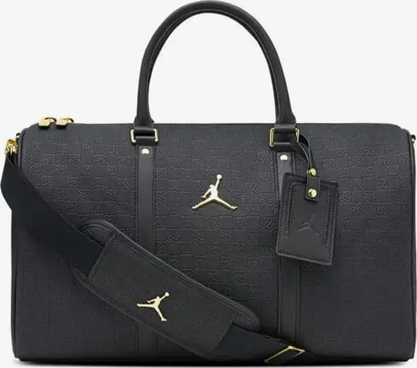 Jordan Torba Jordan Jam Monogram Duffle Bag Black/ Gold M