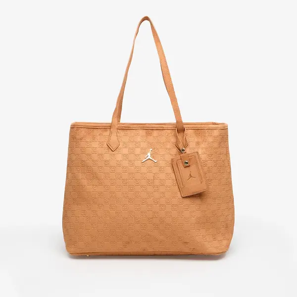Jordan Torba Jordan Jam Suede Monogram Tote Cognac Universal