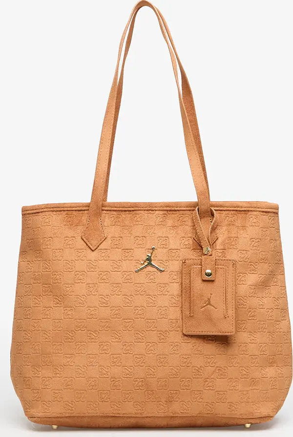 Jordan Torba Jordan Jam Suede Monogram Tote Cognac Universal
