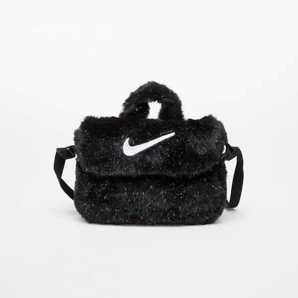 Nike Torba Nike Big Kids' Faux Fur Crossbody Bag (1L) Black/ Cool Grey/ White Universal