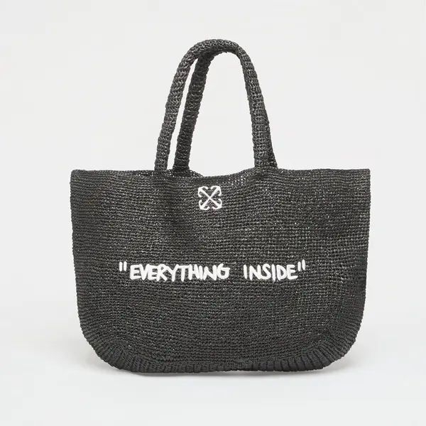 Off-White Torba Off-White Jitney Tote Quote Black Universal
