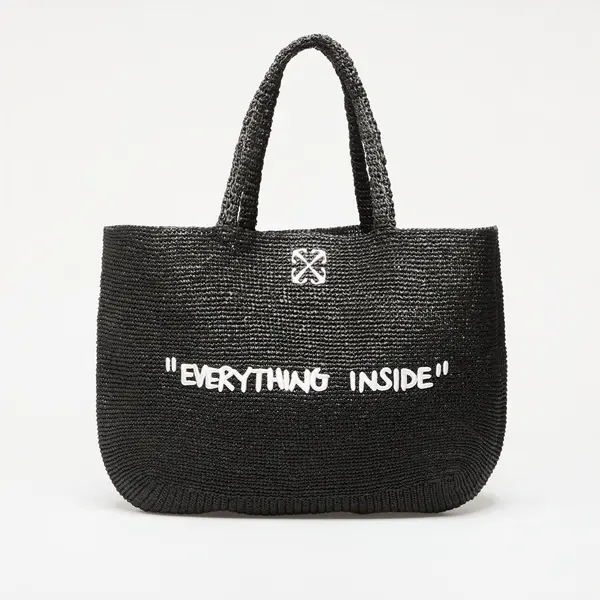Off-White Torba Off-White Jitney Tote Quote Black Universal