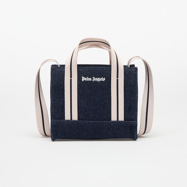 Palm Angels Torba Palm Angels Denim Mini Tote Denim/ Off White Universal