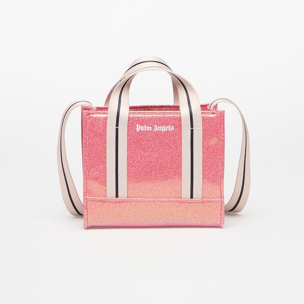 Palm Angels Torba Palm Angels Glitter Mini Tote Cherry/ Off White Universal