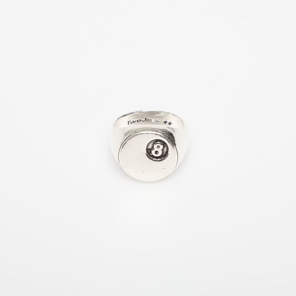 TwoJeys Twojeys 8 Ball Ring Silver 58 mm