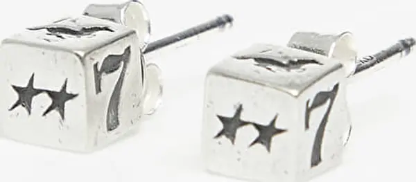 TwoJeys TwoJeys Dice Stud Earrings Silver Universal