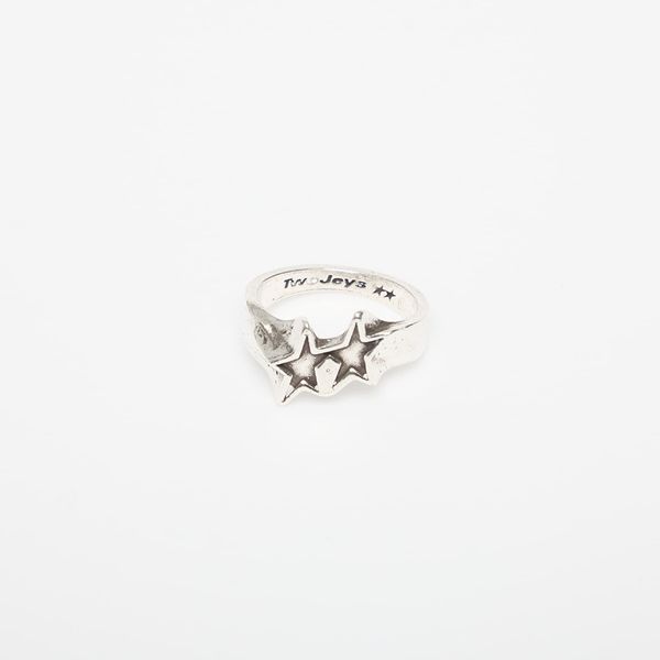 TwoJeys Twojeys Tilted Icon Ring Silver 58 mm