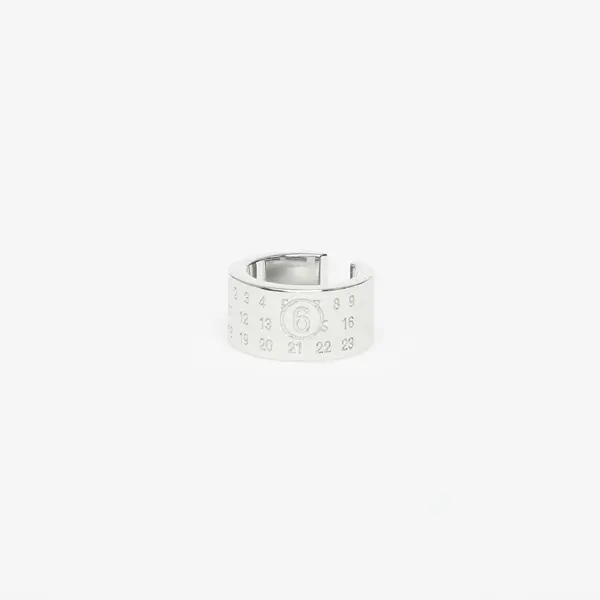 MM6 Maison Margiela Uhani MM6 Numeric Ear Cuff Polished Palladio Universal