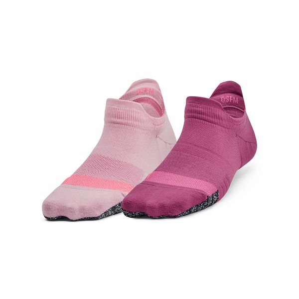 Under Armour Under Armour Breathe 2 No Show Tab 2-Pack Pink Universal