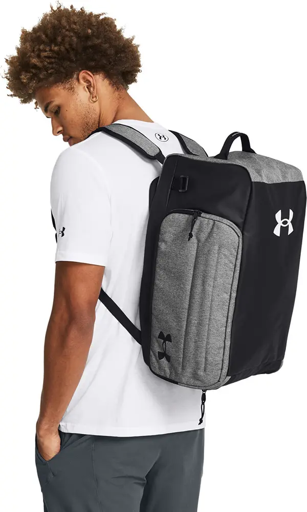 Under Armour Under Armour Contain Duo SM BP Duffle Castlerock Medium Heather/ Black/ White Universal