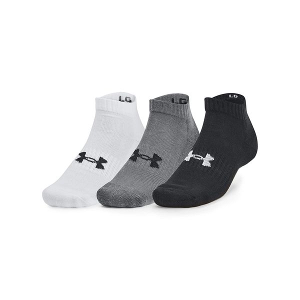 Under Armour Under Armour Core Low Cut 3-Pack Socks Black/ White/ White M