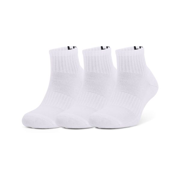 Under Armour Under Armour Core QTR 3-Pack White/ Black