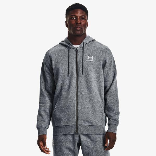 Under Armour Under Armour Essential Fleece Fz Hood Gray