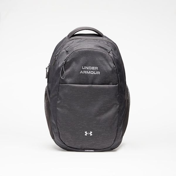 Under Armour Under Armour Hustle Signature Backpack Jet Gray/ Jet Gray/ Metallic Silver