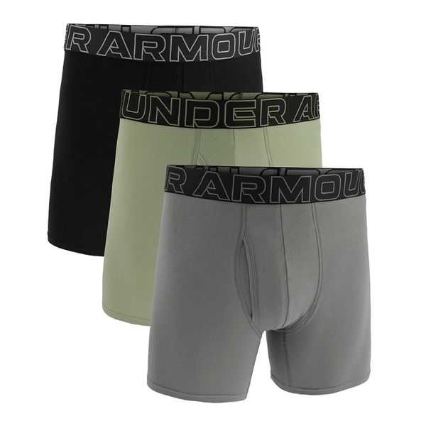 Under Armour Under Armour M Perf Cotton 6in 3-Pack Green XS