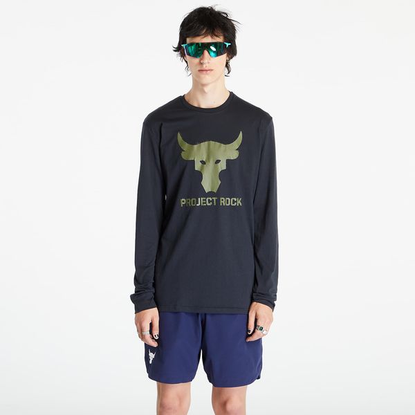 Under Armour Under Armour Project Rock Brahma Bull Long Sleeve Tee Black/ Marine OD Green/ Marine OD Green