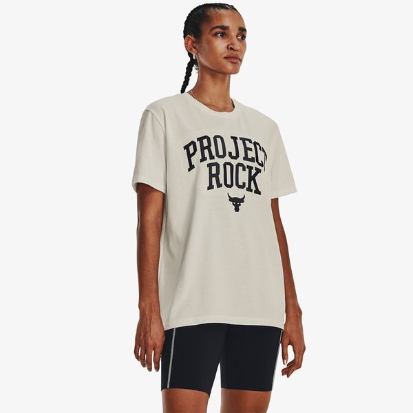 Under Armour Under Armour Project Rock Heavyweight Campus T-Shirt White