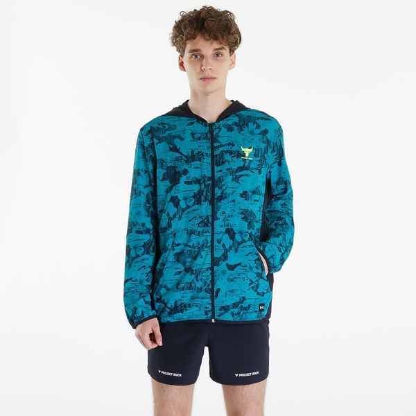 Under Armour Under Armour Project Rock Iso Tide Hybrid Jacket Hydro Teal/ Black/ High-Vis Yellow