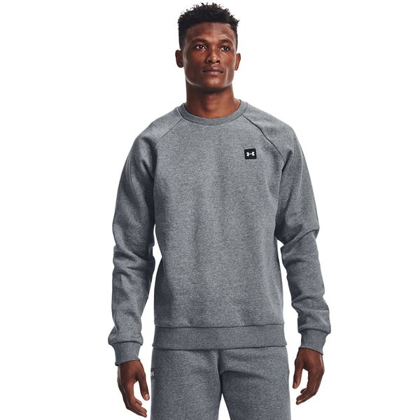 Under Armour Under Armour Rival Fleece Crew Gray/ Onyx White