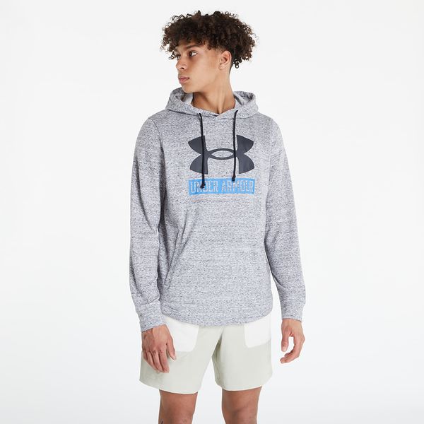 Under Armour Under Armour Rival Terry Logo Hoodie Onyx White/ Black