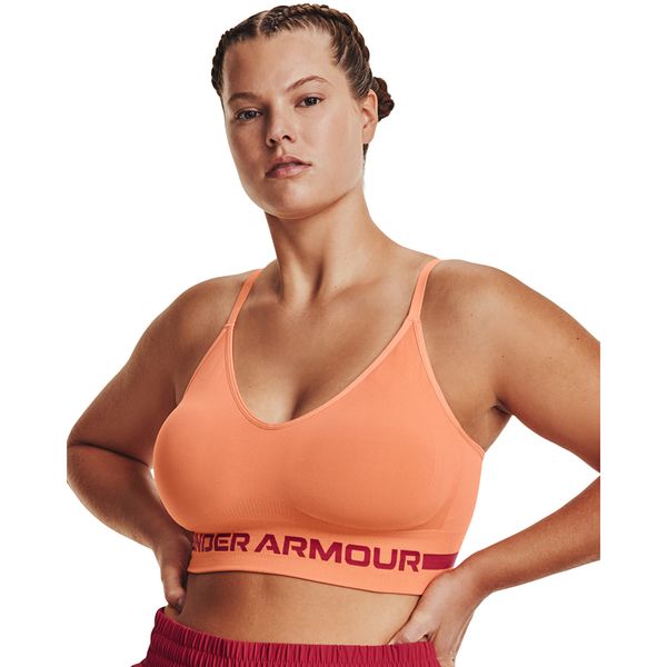 Under Armour Under Armour Seamless Low Long Bra Orange L