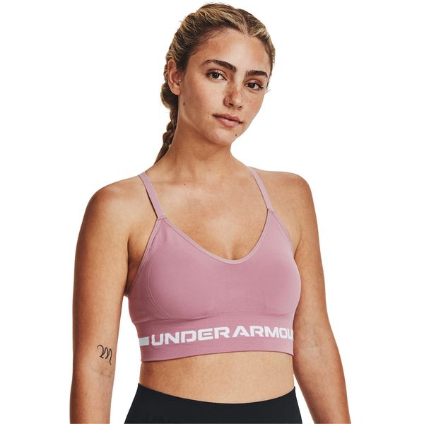 Under Armour Under Armour Seamless Low Long Bra Pink XL