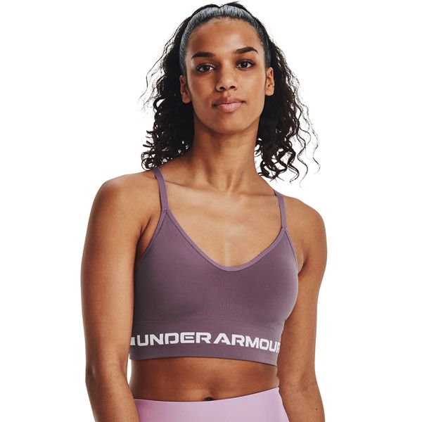 Under Armour Under Armour Seamless Low Long Bra Purple S