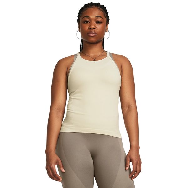 Under Armour Under Armour Vanish Elite Seamless Tank Beige L