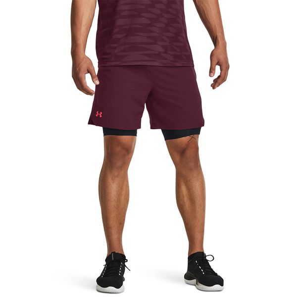 Under Armour Under Armour Vanish Woven 6in Shorts Maroon XXL