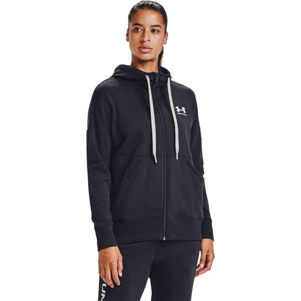 Under Armour Under Armour W Rival Fleece Full-Zip Hoodie Black/ White
