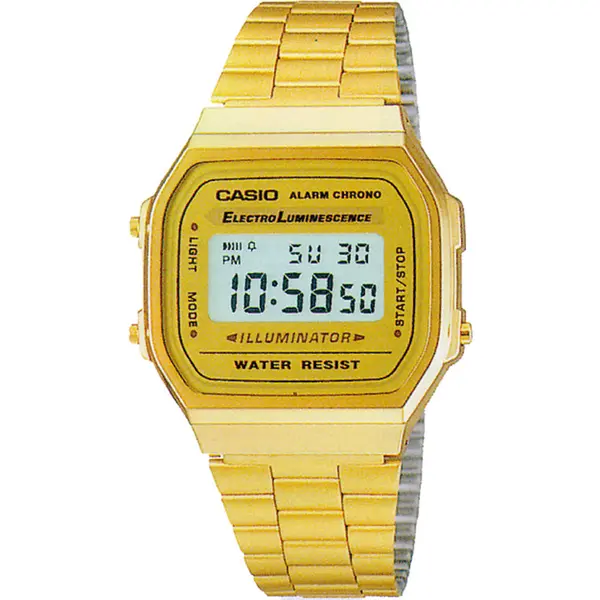 Casio Ure Casio A 168G-9 Gold Universal
