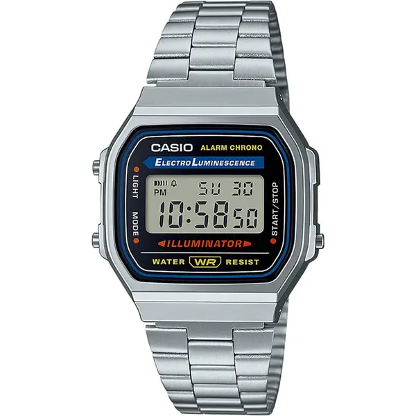 Casio Ure Casio A168WA-1YES Silver Universal