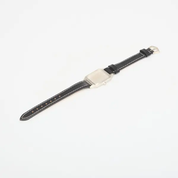 Our Legacy Ure OUR LEGACY No Time Watch Sterling Silver Black Strap Universal
