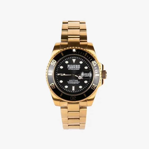 PLEASURES Ure PLEASURES Anytime Watch Gold/Black Gold/ Black Universal