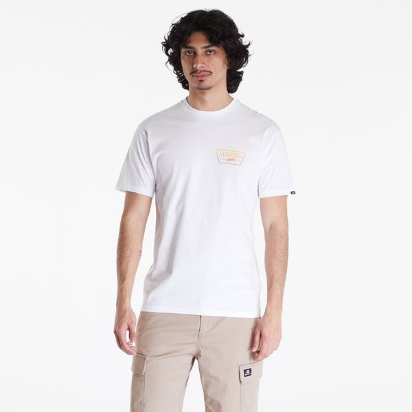 Vans Vans Full Patch Back SS Tee White/ Copper Tan