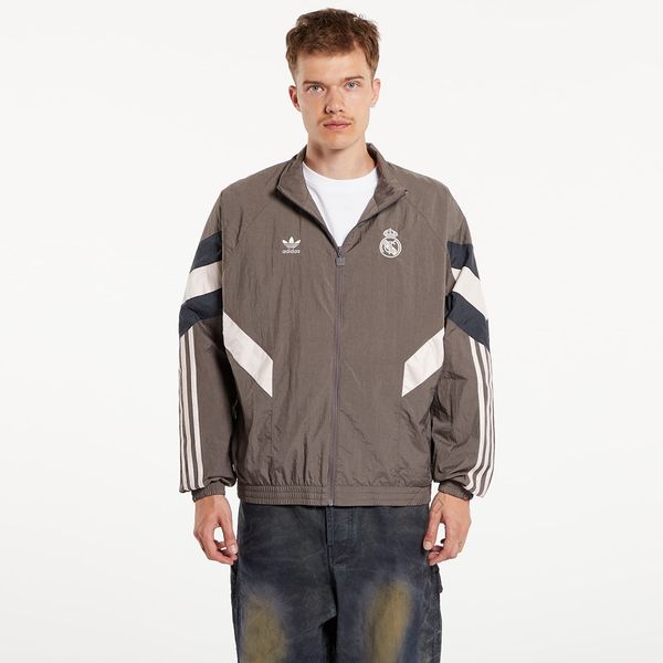 adidas Originals Vetrovka adidas Real Madrid Originals Track Top Charcoal/ Dark Grey XL