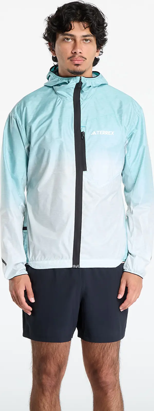 adidas Performance Vetrovka adidas Terrex Xperior Light Windweave Jacket Pure Teal/ Semi Flash Aqua S
