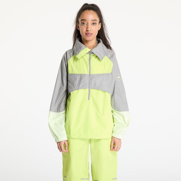 adidas Performance Vetrovka adidas x Stella McCartney Pull-On Jacket Green/ Bahia Glow/ Dove Grey XS