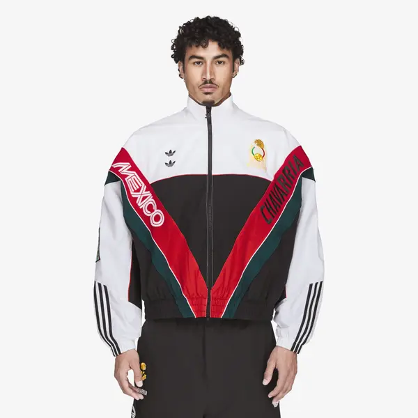 adidas Originals Vetrovka adidas x Willy Chavarria Cdm Woven Track Jacket White/ Black XL