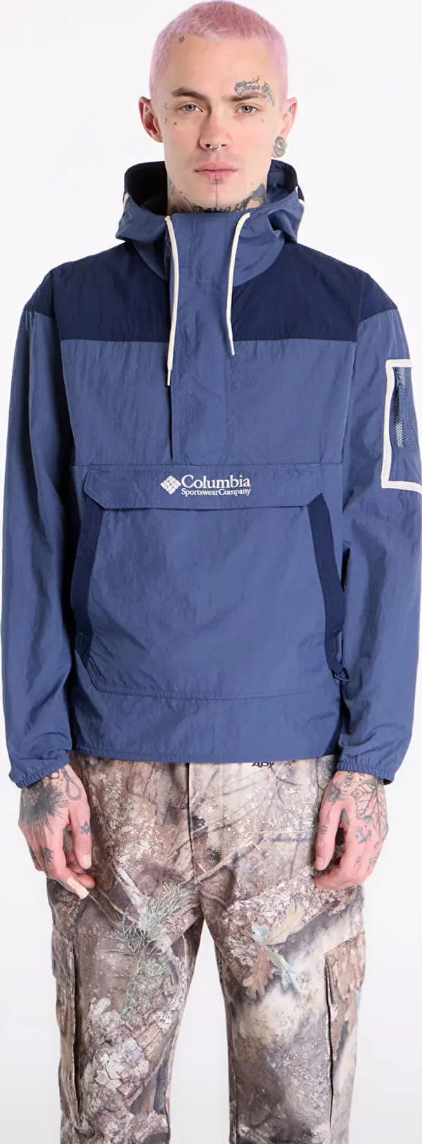 Columbia Vetrovka Columbia Challenger™ Windbreaker Anorak Dark Mountain/ Collegiate Navy XL