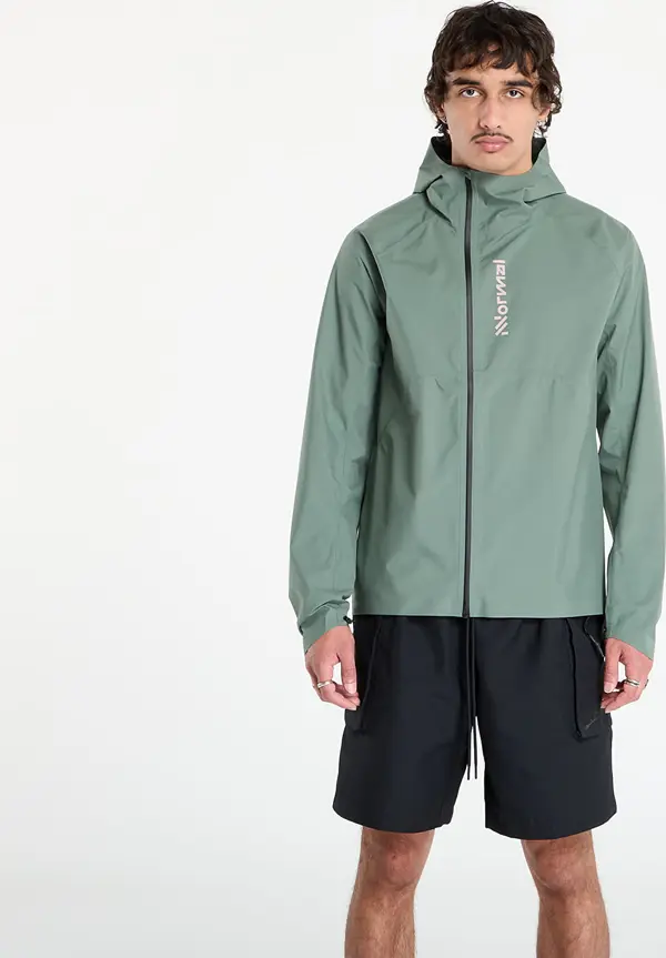 NNormal Vetrovka NNormal Trail Rain Jacket Green XL