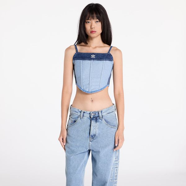 adidas Originals Vrhnji del adidas x KSENIASCHNAIDER Corset Medium Blue Denim/ Light Denim 36