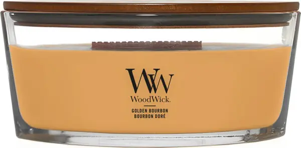 WoodWick Woodwick Elipse Candle Golden Bourbon Universal