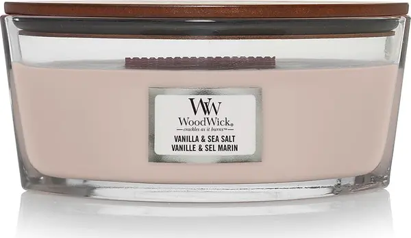 WoodWick Woodwick Elipse Candle Vanilla & Sea Salt Universal