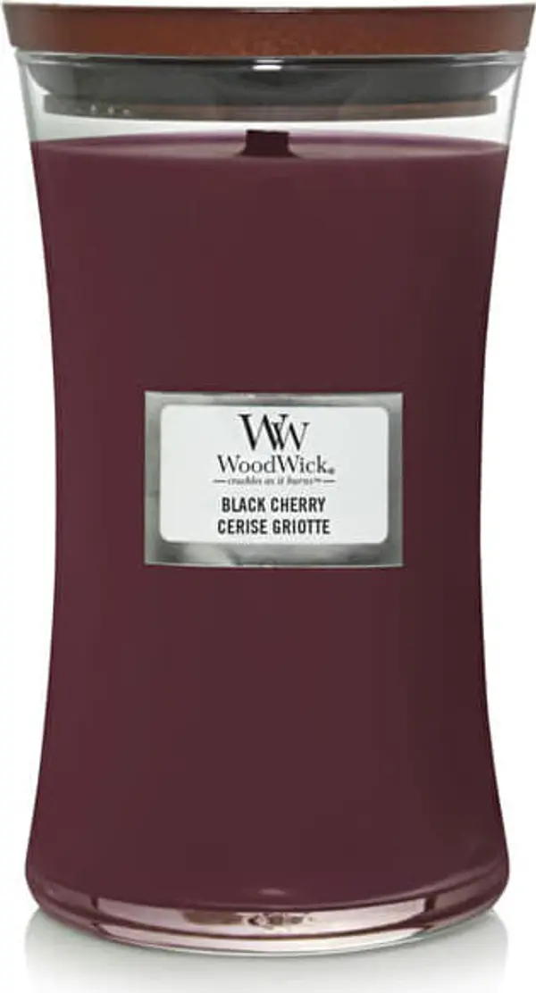WoodWick Woodwick Large Hourglass Candle Black Cherry Universal