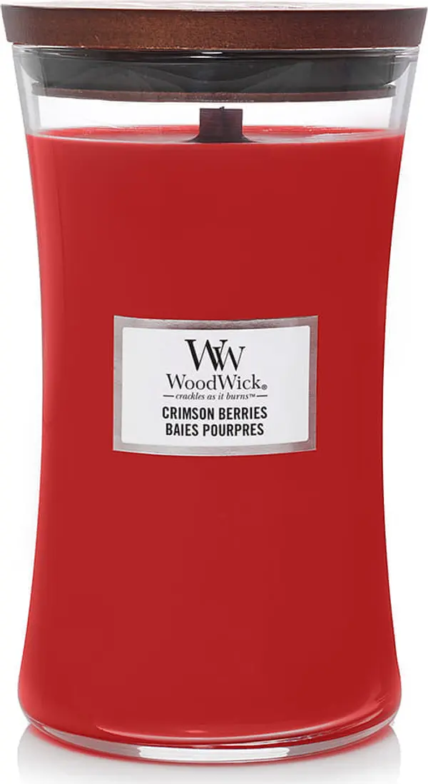 WoodWick Woodwick Large Hourglass Candle Crimson Berries Universal