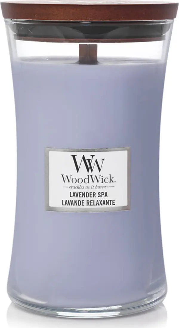 WoodWick Woodwick Large Hourglass Candle Lavender Spa Universal