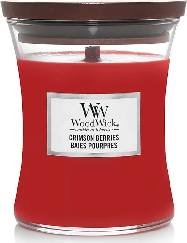 WoodWick Woodwick Medium Hourglass Candle Crimson Berries Universal
