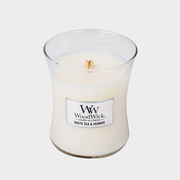 WoodWick WoodWick Medium Hourglass Candle - White Tea & Jasmine Universal