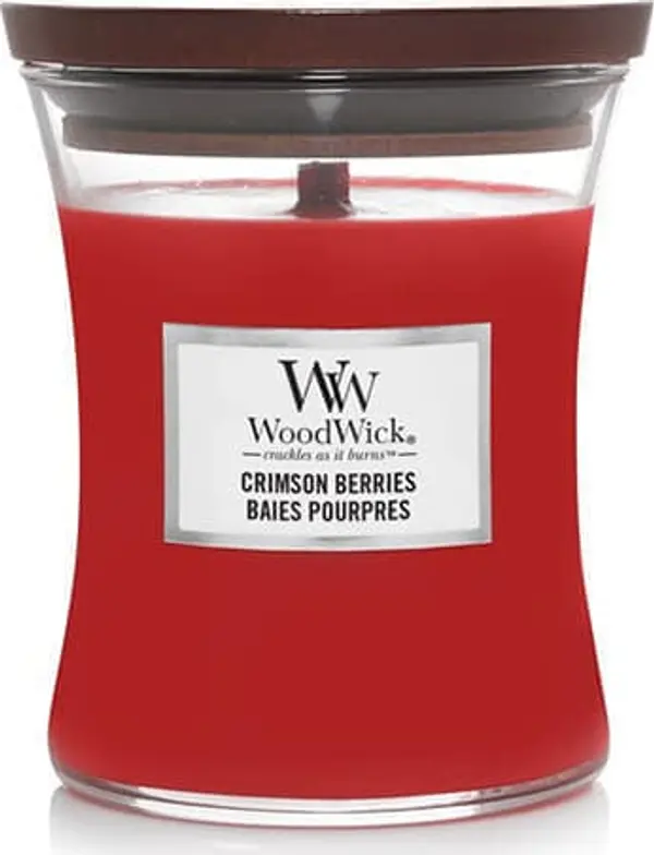 WoodWick Woodwick Small Hourglass Candle Crimson Berries Universal